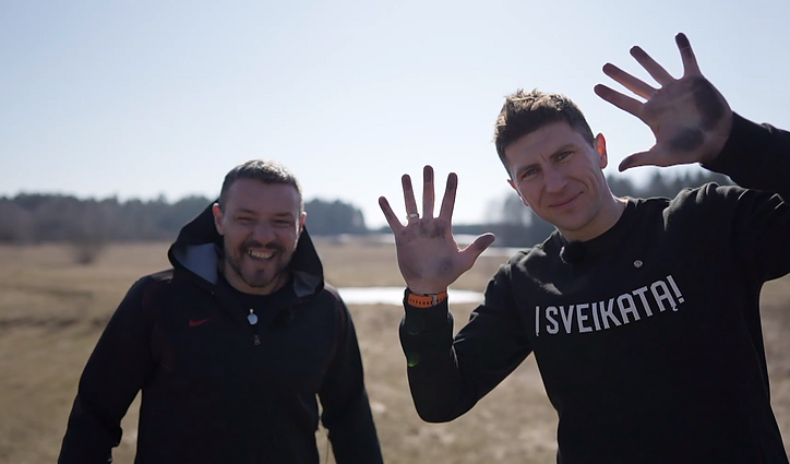 Į sveikatą! Kineziterapeutės mankšta, Praspaliausko krevečių receptas ir laidos herojus Vladislavas Pocius