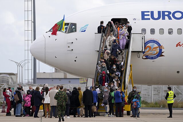 Ukrainiečių pabėgėliai Portugalijoje Ukrainiečių pabėgėliai Portugalijoje