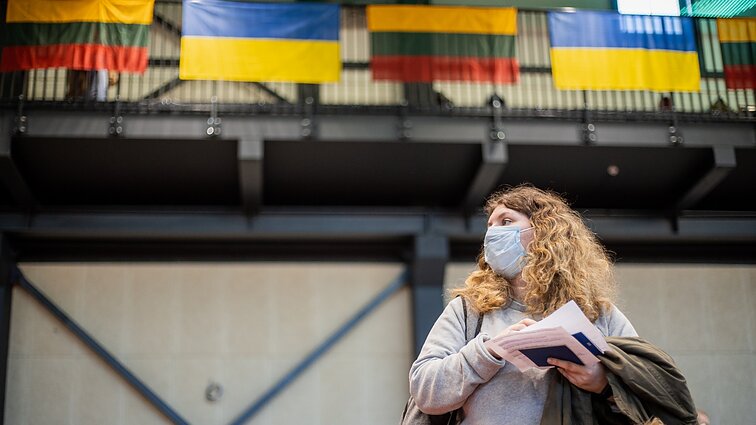 Ukrainiečiams dalijamos vienkartinės „Maisto banko“ kortelės, jų sąskaitose – 115 eurų