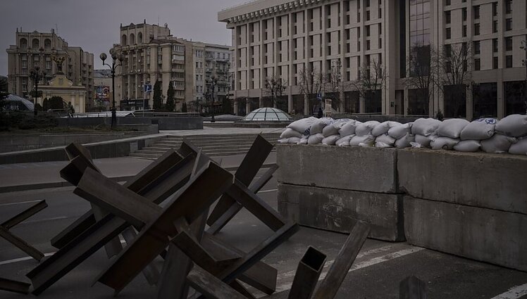 Žinios. Pasak Pentagono, Ukrainos kariuomenė maždaug už 50 km nuo Kyjivo nustūmė agresoriaus pajėgas