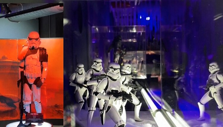 „Žvaigždžių karų“ atmosferą pajusti galima ne tik ekranuose: Niujorke atidaryta daugiau kaip 600 eksponatų paroda