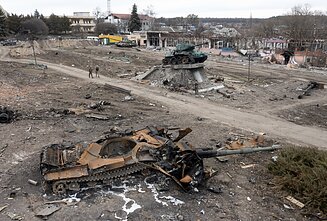 Russia's war in Ukraine.