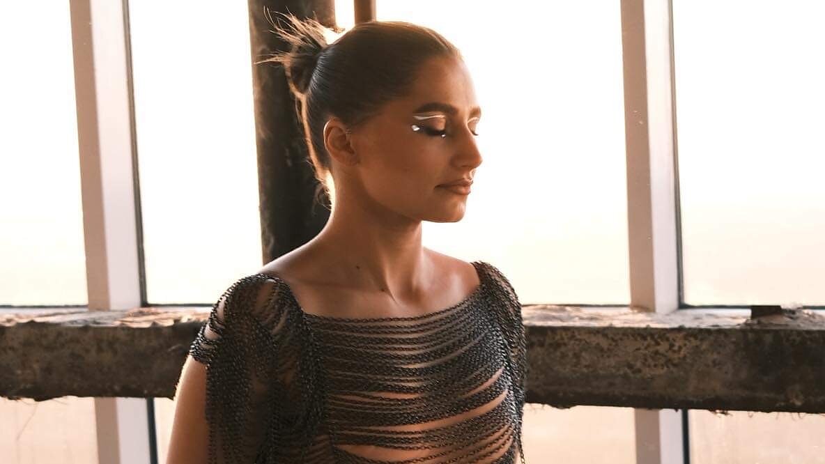 Jessicos Shy ir Nombeko Augustės klipo filmavimo akimirka