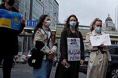 Антивоенный протест в Москве