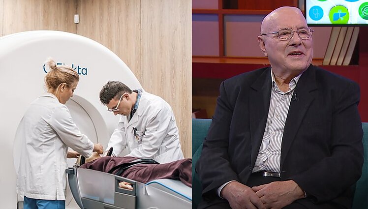 Apsirengti ir net pavalgyti negalėjęs Juozas po operacijos gama peiliu džiaugiasi: viskas pagerėjo keliais šimtais procentų.