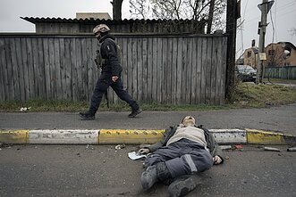 Ukrainiečių kūnai Bučoje
