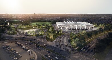 Vilniaus nacionalinio stadiono vizualizacija