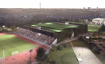 Vilniaus nacionalinio stadiono vizualizacija