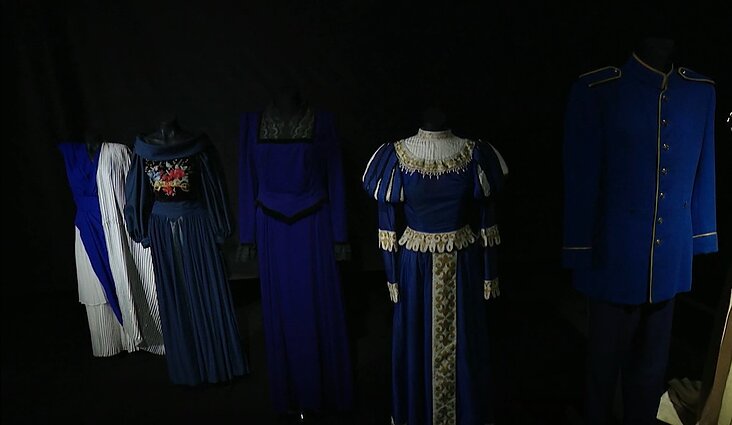 Lietuvos teatro, muzikos ir kino muziejuje Ukrainai palaikyti eksponuojama instaliacija „Nepalaužiami“