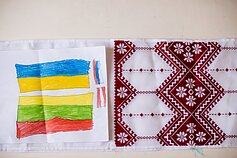 Рисунки флагов дома у Карины Рисунки флагов дома у Карины