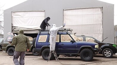 Ukrainai ruošiami automobiliai