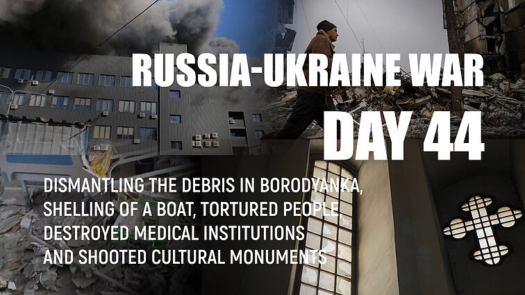 Day 44 of invasion. 26 bodies of dead residents found under the rubble in Borodyanka