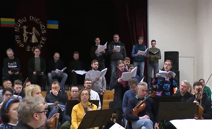 Kūrinio „Stabat Mater“ premjera Lietuvoje: įprasmins savaitę iki Velykų ir atkreips dėmesį į įvykius Ukrainoje