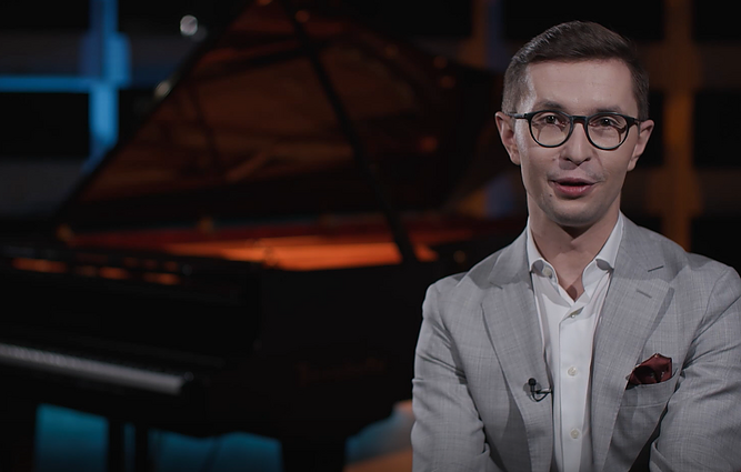3 minutės iki koncerto. Pristato Julijus Grickevičius Vienos filharmonijos orkestro koncertą