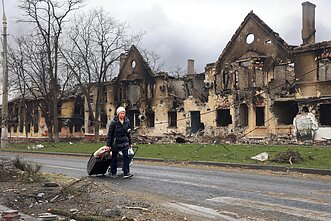 Nuo Rusijos karių atakų nukentėjęs Mariupolis