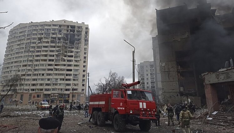 Ukrainoje esantis LRT žurnalistas apie Černihivą: atsiveria siaubingi vaizdai, žmonės pasakoja apie egzekucijas gatvėse