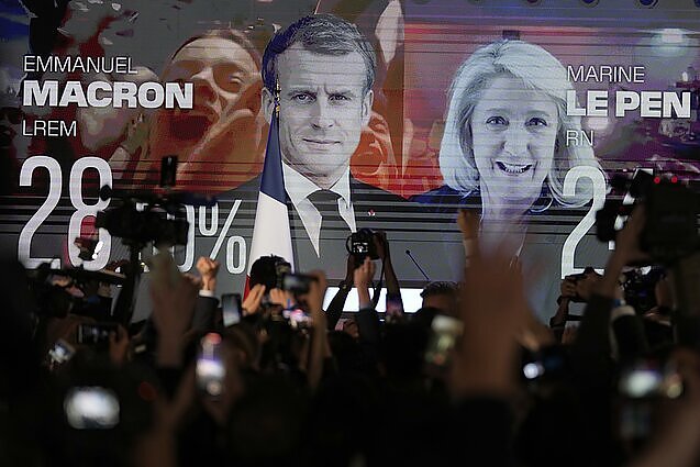 Laba diena, Lietuva. Ar Le Pen turi šansų antrame ture prieš Macroną?
