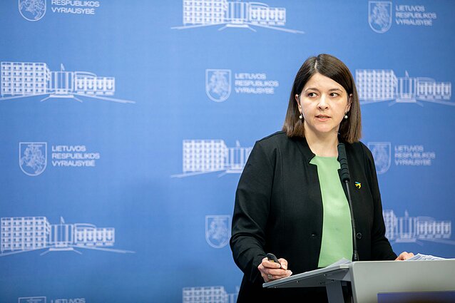 Skaistė: biudžeto deficitas šiemet augs iki 4,9 proc.