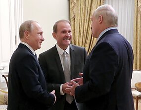 Vladimiras Putinas, Viktoras Medvedčukas ir Aliaksandras Lukašenka