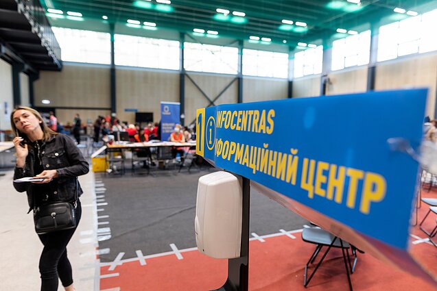 Регистрационный центр украинцев в Вильнюсе