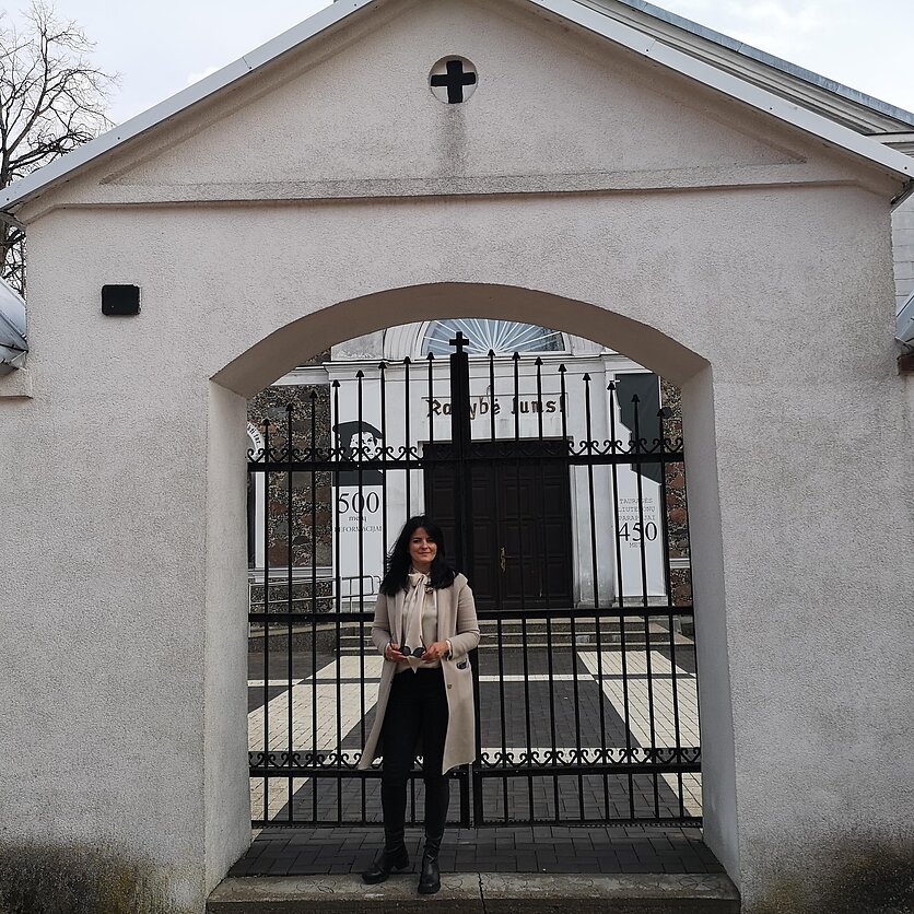 Jolanta Jurkūnienė, Tauragės gospel choro „Gloria“ vadovė Rasa Levickaite-Šerpytienė
