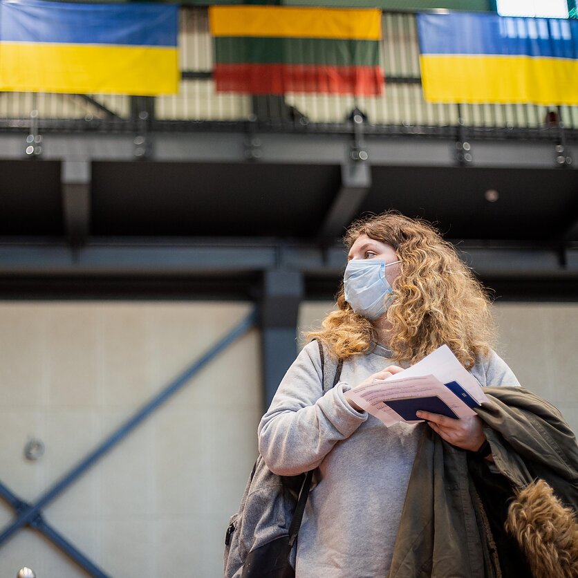 J. Stacevičiaus / LRT nuotr., Pabėgėlių registracijos centras Vilniuje