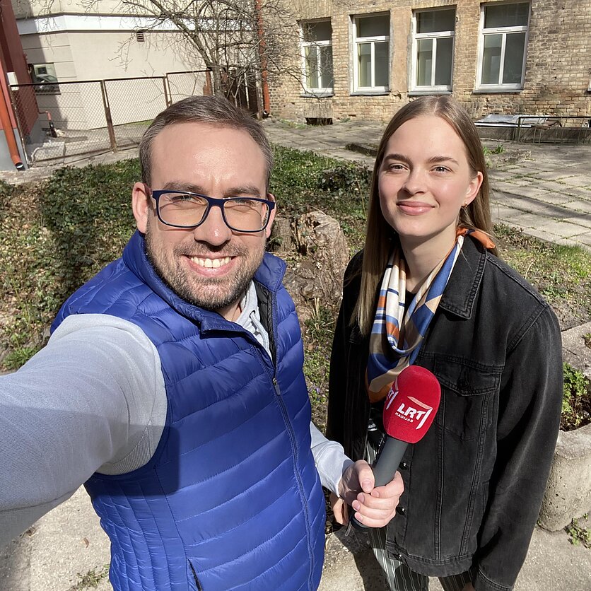 E. Blažio / LRT nuotr., Protestas prie Vengrijos ambasados Vilniuje