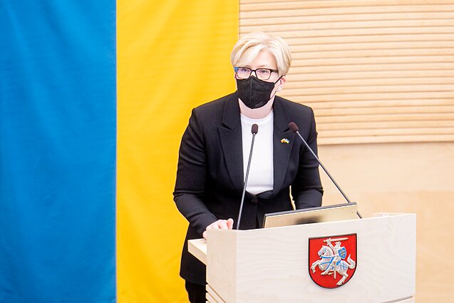 Žinios. Šimonytė Seime pristatys 2021-ųjų Vyriausybės veiklos ataskaitą ir šių metų veiklos prioritetus