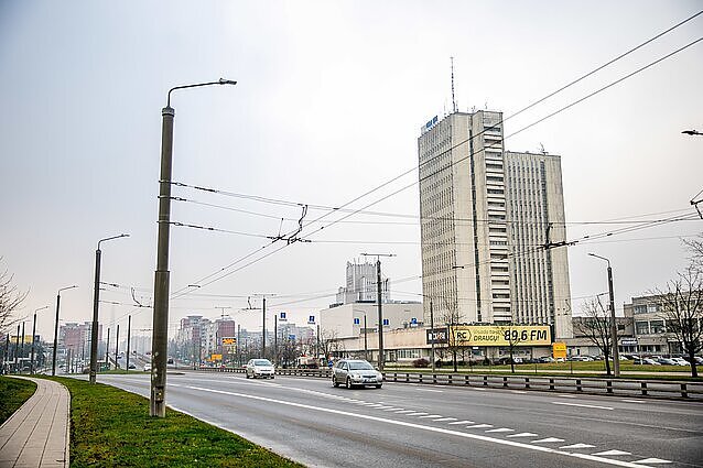 Spaudos rūmų fasadas pripažintas istoriškai vertingu: per Sausio įvykius paliktos kulkų žymės turės būti išsaugotos