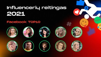 Lietuvos „influencerių“ reitingas 2021 m. Lietuvos „influencerių“ reitingas 2021 m.