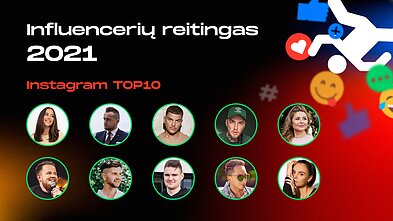 Lietuvos „influencerių“ reitingas 2021 m. Lietuvos „influencerių“ reitingas 2021 m.