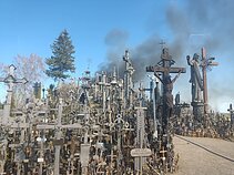 Gaisras Kryžių kalne