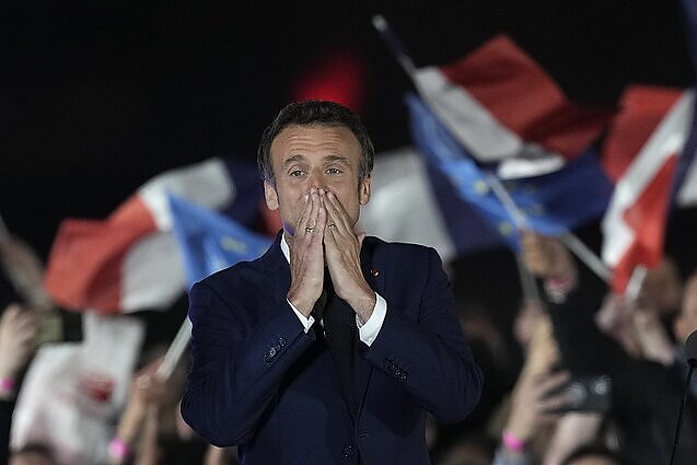 Žinios. Prancūzijos prezidento rinkimus laimėjo dabartinis šalies vadovas Emmanuelis Macronas