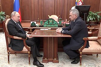 Vladimiras Putinas ir Sergejus Šoigu