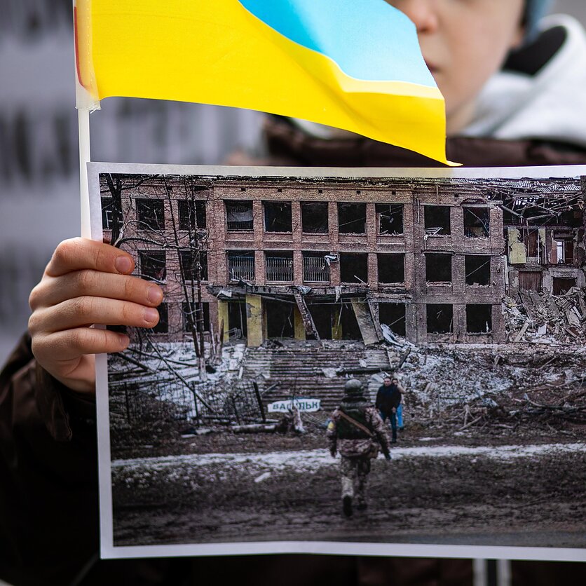 E. Blažio / LRT nuotr., Protestas prie Vengrijos ambasados Vilniuje