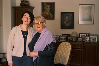 Karina Firkavičiūtė and Halina Kobeckaitė Karina Firkavičiūtė and Halina Kobeckaitė