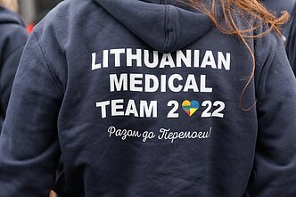 Iš misijos Ukrainoje grįžę medikai