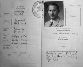 Паспорт Євгена Коновальця - громадянина Литовської Республіки