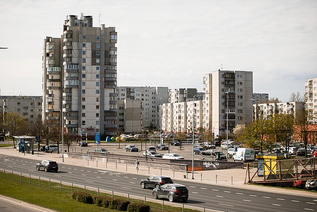 Улица Укмергес в Вильнюсе Улица Укмергес в Вильнюсе
