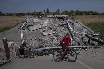 Russia's war in Ukraine.