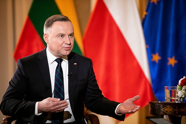 Prezydent RP Andrzej Duda i Aleksandra Ketlerienė Prezydent RP Andrzej Duda i Aleksandra Ketlerienė