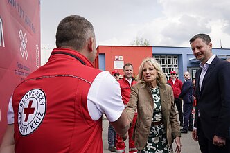 Jill Biden vizitas Ukrainoje ir susitikimas su Olena Zelenska