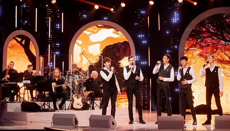 Dainų dainelė 2022. Vokalinis vaikinų kvintetas – „Pasakyki, panytėla“