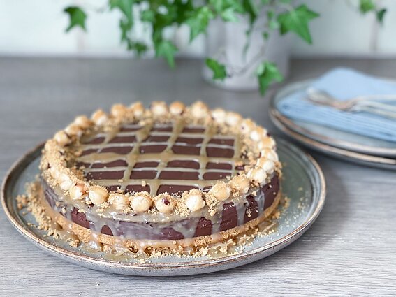 Veganiškas šokoladinis sūrio tortas