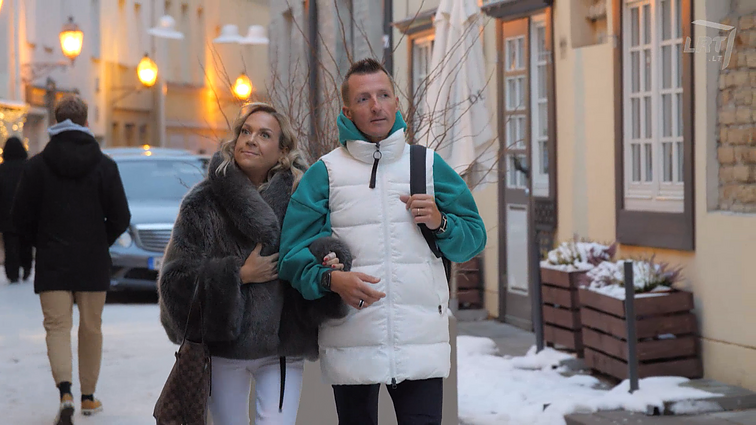 Ugnė Radzevičienė su vyru Ugnė Radzevičienė su vyru