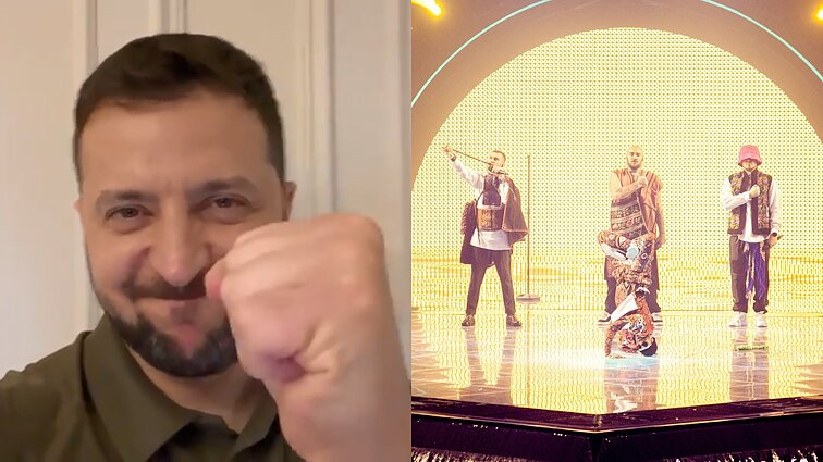 Žinios. Ukrainos pergale „Eurovizijoje“ pasidžiaugęs Zelenskis konkursą sieks surengti Mariupolyje