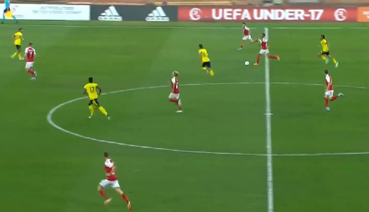 UEFA Europos vaikinų (iki 17 m.) futbolo čempionatas. D grupė. Danija – Švedija