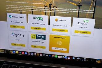 Elektros tiekėjai