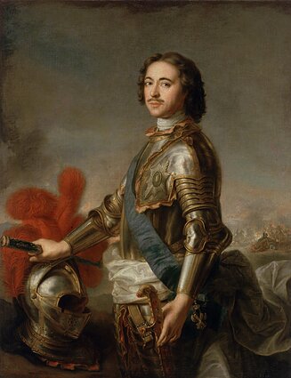Portrait of Peter I by Jean-Marc Nattier, after 1717