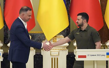 Andrzej Duda i Wołodymyr Zełenski Andrzej Duda i Wołodymyr Zełenski